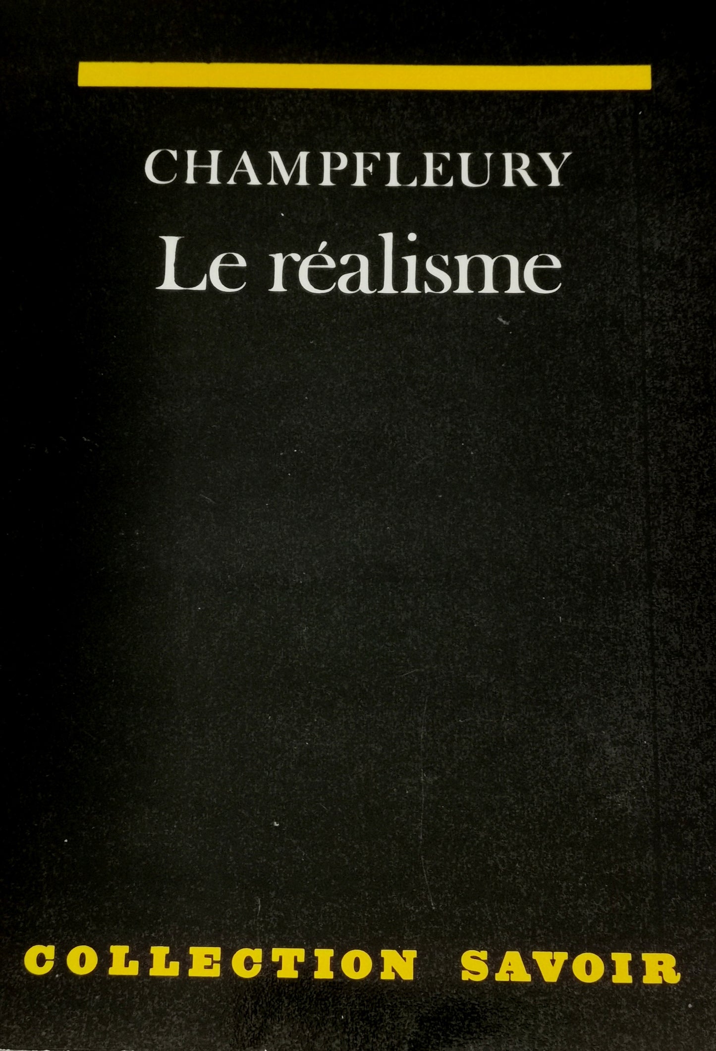 Le Réalisme, Champfleury, Textes choisis et présentés par Geneviève et Jean Lacambre, "Savoir", Hermann, 1973.