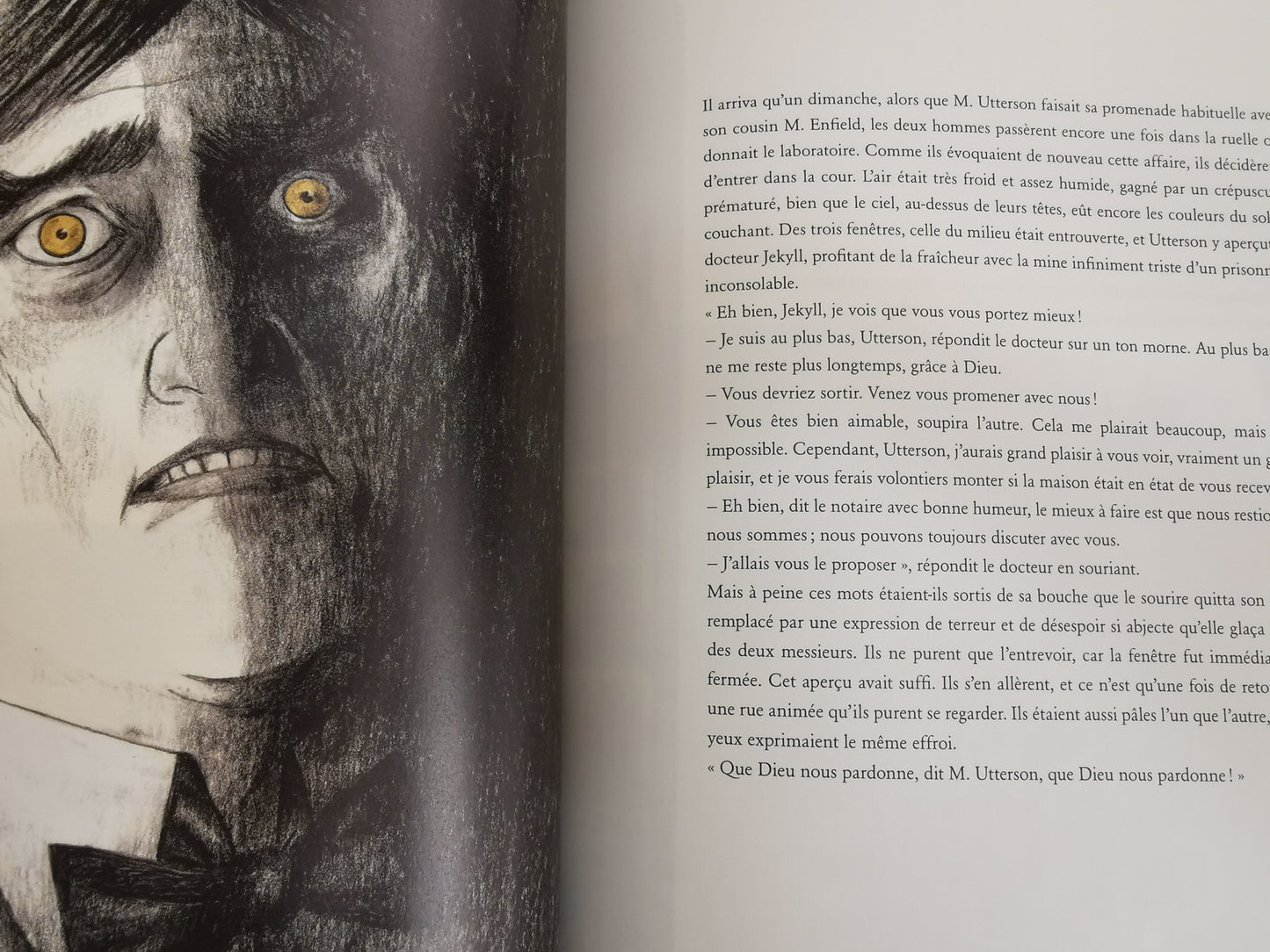 Docteur Jekyll et Mister Hyde, Robert Louis Stevenson, illustré par Sébastien Mourrain, traduit et adapté par Maxdime Roverre, ed. Milan, 2015.