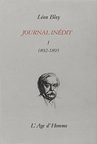 Journal inédit I ( 1892-1895 )